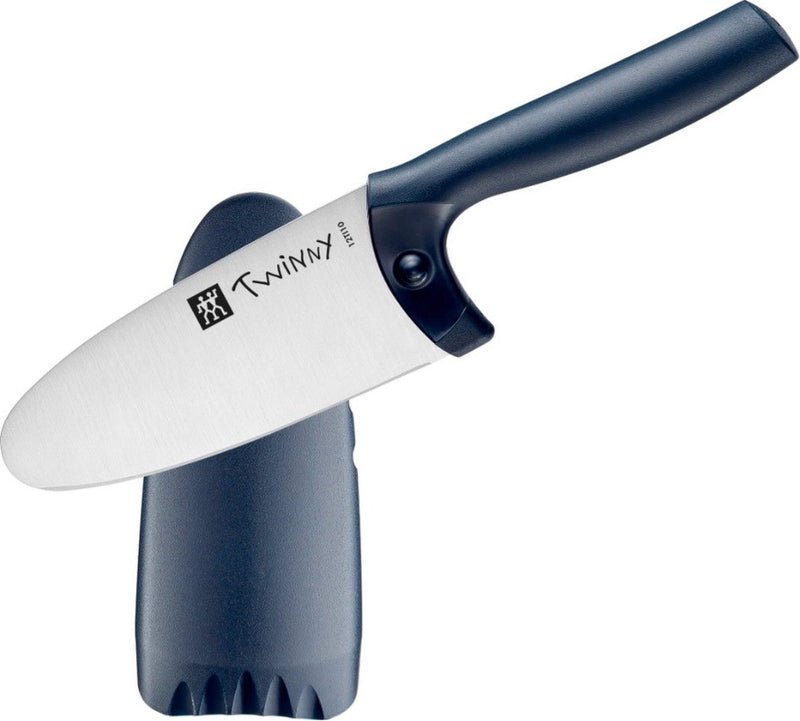 Zwilling twinny kindermes - mes voor kinderen - kinderkoksmes 10cm - blauw