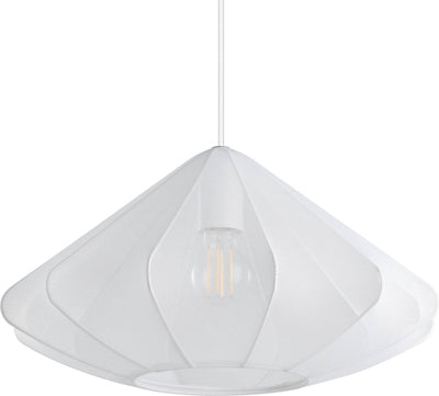 Eglo dolwen hanglamp - e27 - 110 cm - wit - textiel