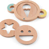 Bs toys – zandvormenset – houten speelset voor buiten – vanaf 18 maanden