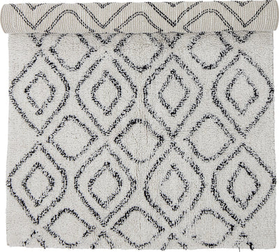Bloomingville - warda vloerkleed - beige - wol