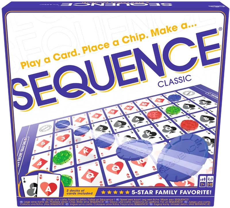Asmodee sequence bordspel strategie spel educatief voor kinderen en families - engelstalig