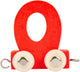Small foot - houten lettertrein rood - o - 12 stuks