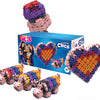 Clics nano – k3 builders 190 piece set – 5 in 1 bouwblokken – speelgoed gemaakt van 100% recycled plastic – speelgoed 8, 9, 10, 11, 12 jaar – constructie speelgoed