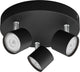 Philips led philips star opbouwspot - 3-lichts - zwart