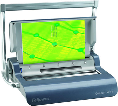 Fellowes inbindmachine quasar wire - metalen bindrug - 130 pagina's