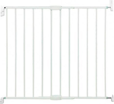 Munchkin metalen schroefhekje - traphek met boren - veiligheidshek met muurbevestiging - 64.5 tot 102cm - verstelbaar aan de boven- en onderkant - wit