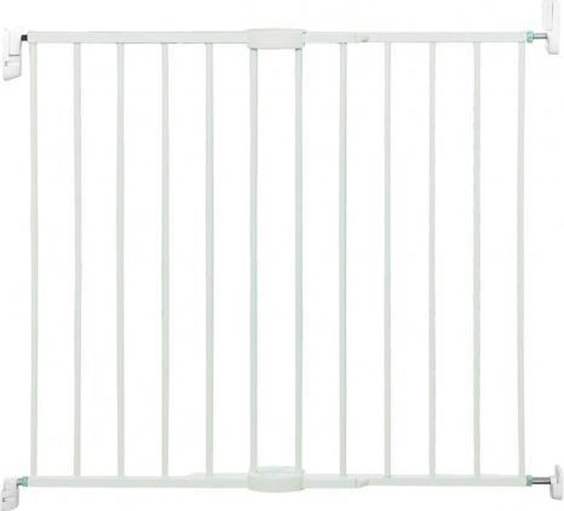 Munchkin metalen schroefhekje - traphek met boren - veiligheidshek met muurbevestiging - 64.5 tot 102cm - verstelbaar aan de boven- en onderkant - wit