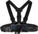 Maclean - borstband voor mobiele telefoon camera houder - universeel - zwart
