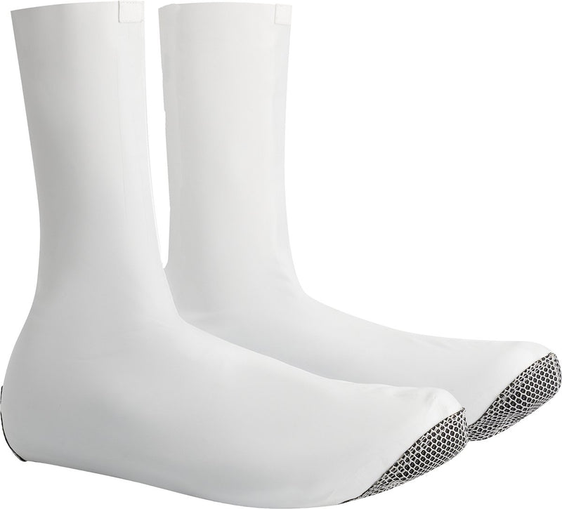 Bbb cycling raceflex zipperless overschoenen - aerodynamisch, winddicht en waterdicht - overschoenen wielrennen - wit - maat 47 48 - bws-29