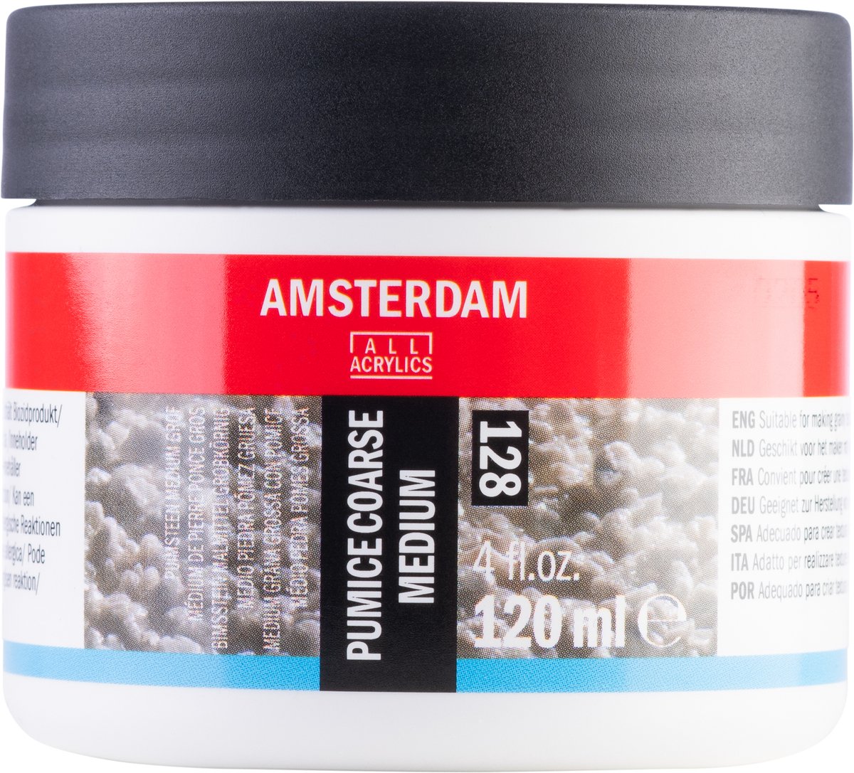 Amsterdam puimsteen medium grof 128 | mini 120 ml