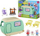 Peppa pig - drie kleine biggetjes caravan - speelset