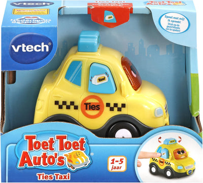 Vtech toet toet auto’s ties taxi - speelgoed auto - speelfiguur - interactief educatief speelgoed - licht- en geluidseffecten – 1 tot 5 jaar