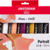 Amsterdam standard series acrylverf portret set | 6 x 120 ml