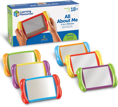 Learning resources all about me 2-in-1 mirrors - 2+