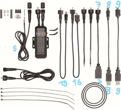 Busch + müller kabel e-werk nr 7 rond naar usb-a
