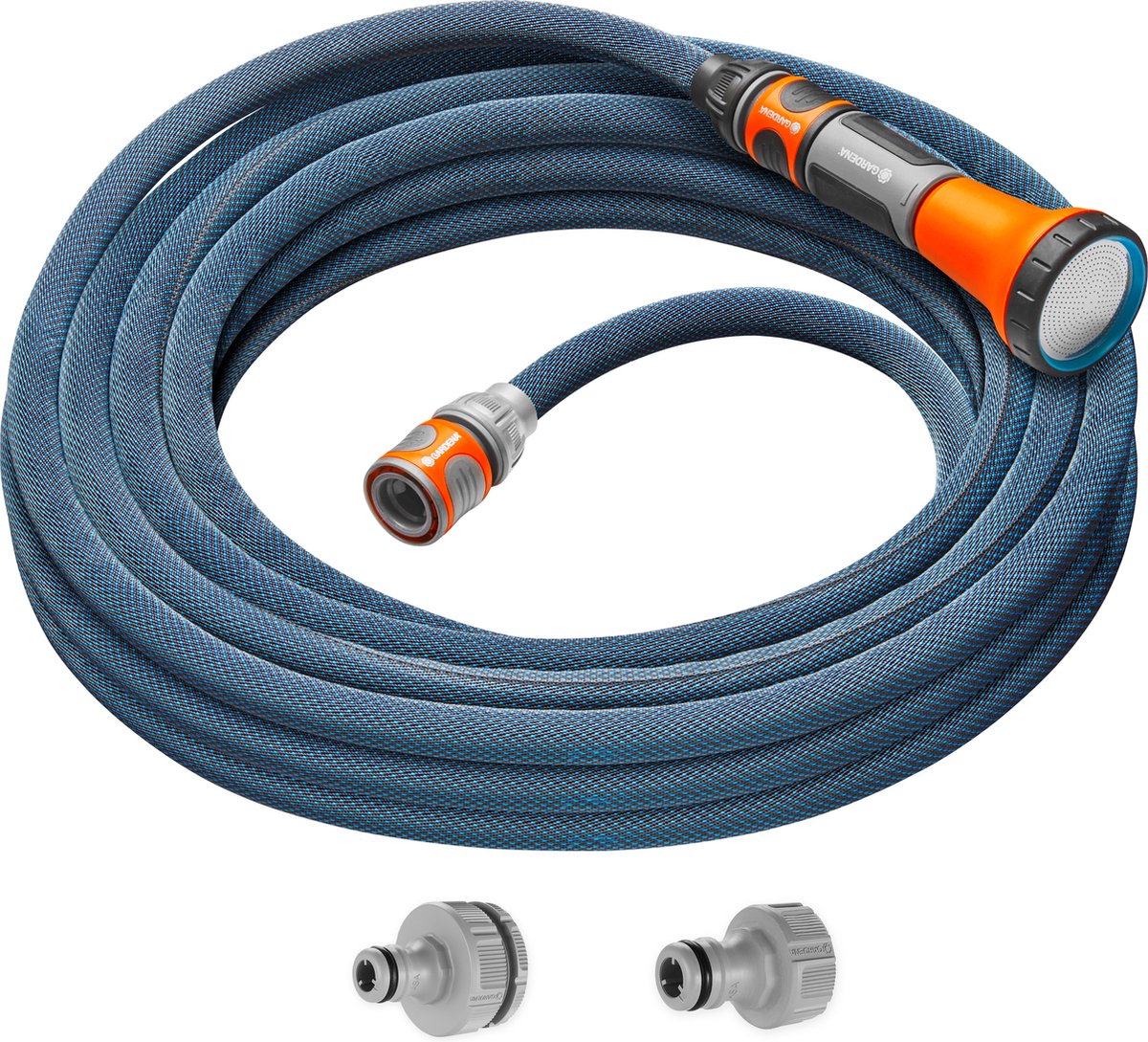 Gardena liano™ xtreme 18460-20 textielslangset zwart 10 m 1 2 inch 1 stuk(s)