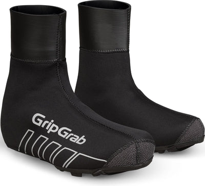 Gripgrab - racethermo x waterproof winter mtb gravel fietsoverschoenen mountainbike - zwart - unisex - maat xxxl
