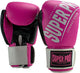 Super pro combat gear (kick)bokshandschoenen rebel zwart roze wit 10oz