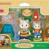 Sylvanian families 5763 duo avonturiers - latte kat broer en baby- fluweelzachte speelfiguren