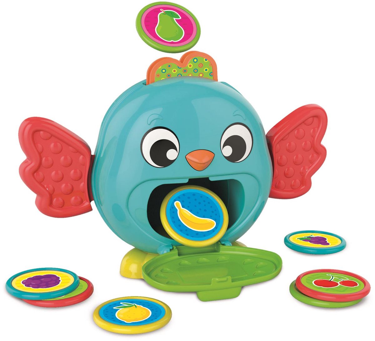 Clementoni baby vogel bank met munten, 9dlg.