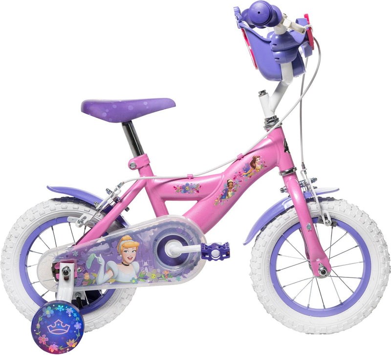 Huffy disney princess fiets 12 inch - kinderfiets - met zijwieltjes