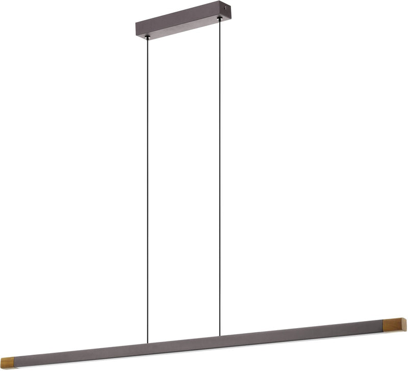 Eglo lisciana hanglamp - led - 126 cm - grijs|bruin|wit - dimbaar