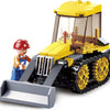 Sluban town bulldozer bouwspeelgoed kinderen vanaf 6 jaar - constructiespeelgoed modelbouw - bouwdoos met 132 bouwstenen - m38-b0377d