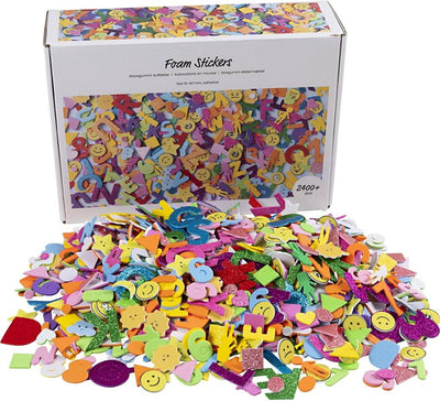 Creativ company foam stickers vormen - 2400+st.