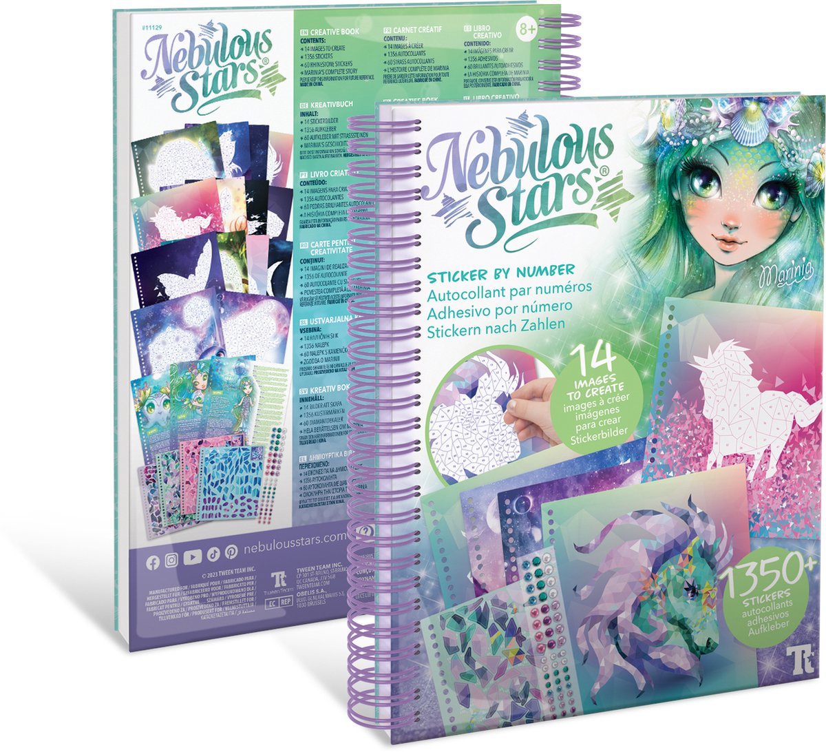 Nebulous stars -stickers op nummer