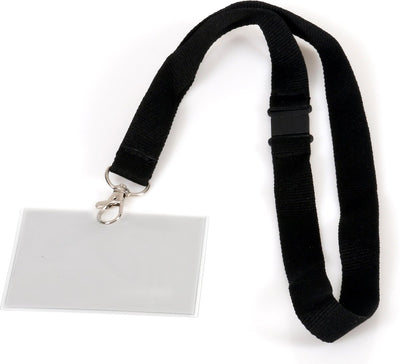 Europel badge- pashouder met koord 90 x 60 mm 5 stuks