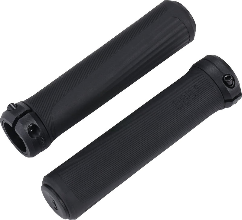 Bbb cycling steadyactive ergonomische handvatten fiets – 135mm 30-32od – zwart grijs - bhg-115