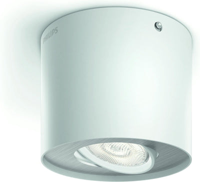 Philips led philips phase - opbouwspot - 1-lichts - wit