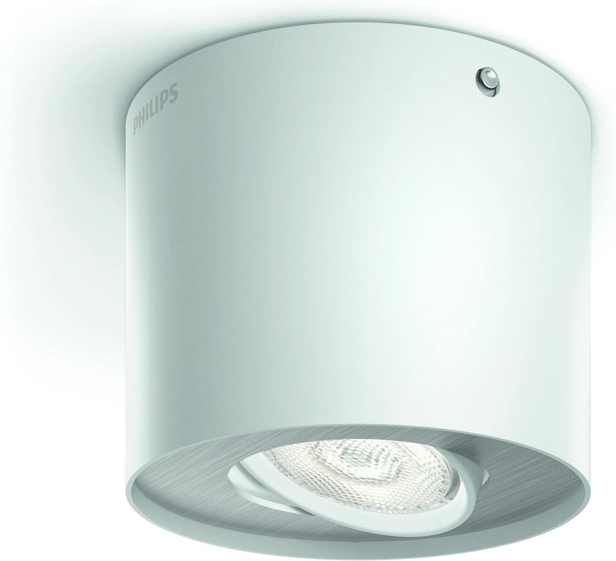 Philips led philips phase - opbouwspot - 1-lichts - wit