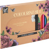 Craft id kleurset bloemen met 10 kleurpotloden