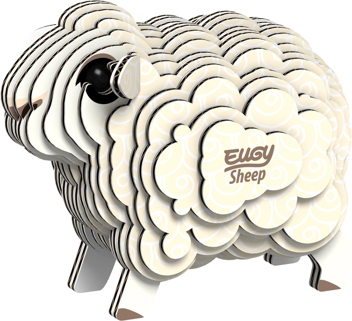 Eugy 3d puzzel - schaap - boerderijdieren - duurzaam - verzamel ze allemaal - 6 jaar