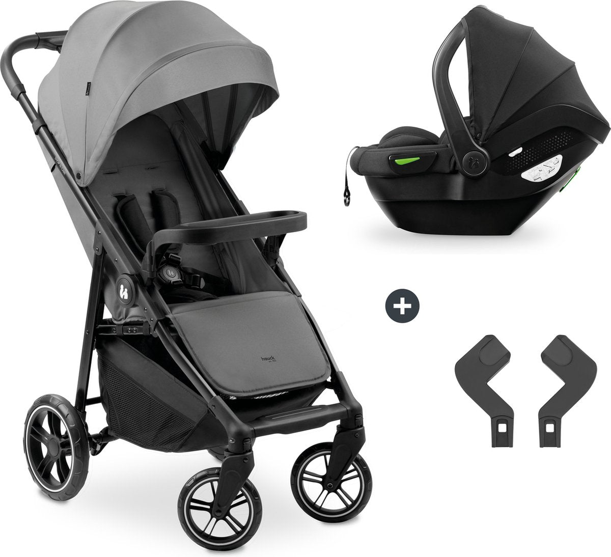 Hauck shop n care travel set grey