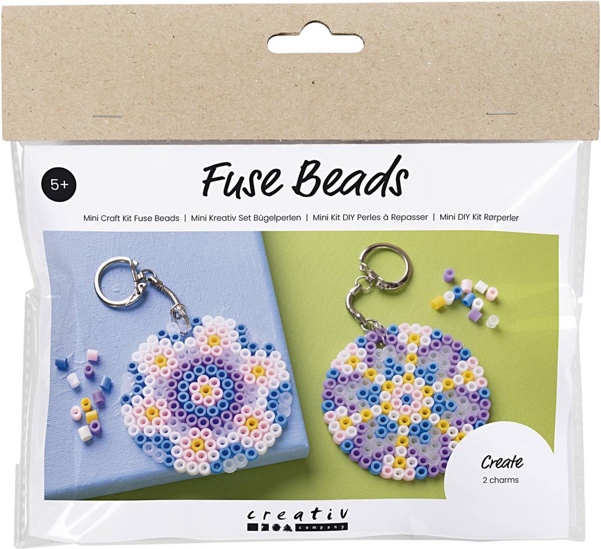Creativ company cc mini hobbyset strijkkralen bedels voor een tas