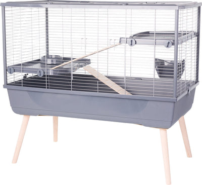 Zolux neolife 100 knaagdierkooi - dierenverblijf - 99x54x92 cm grijs