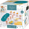 Écoiffier ecoiffier vert azur picknick speelset met kartonnen picknickmand - 32dlg.