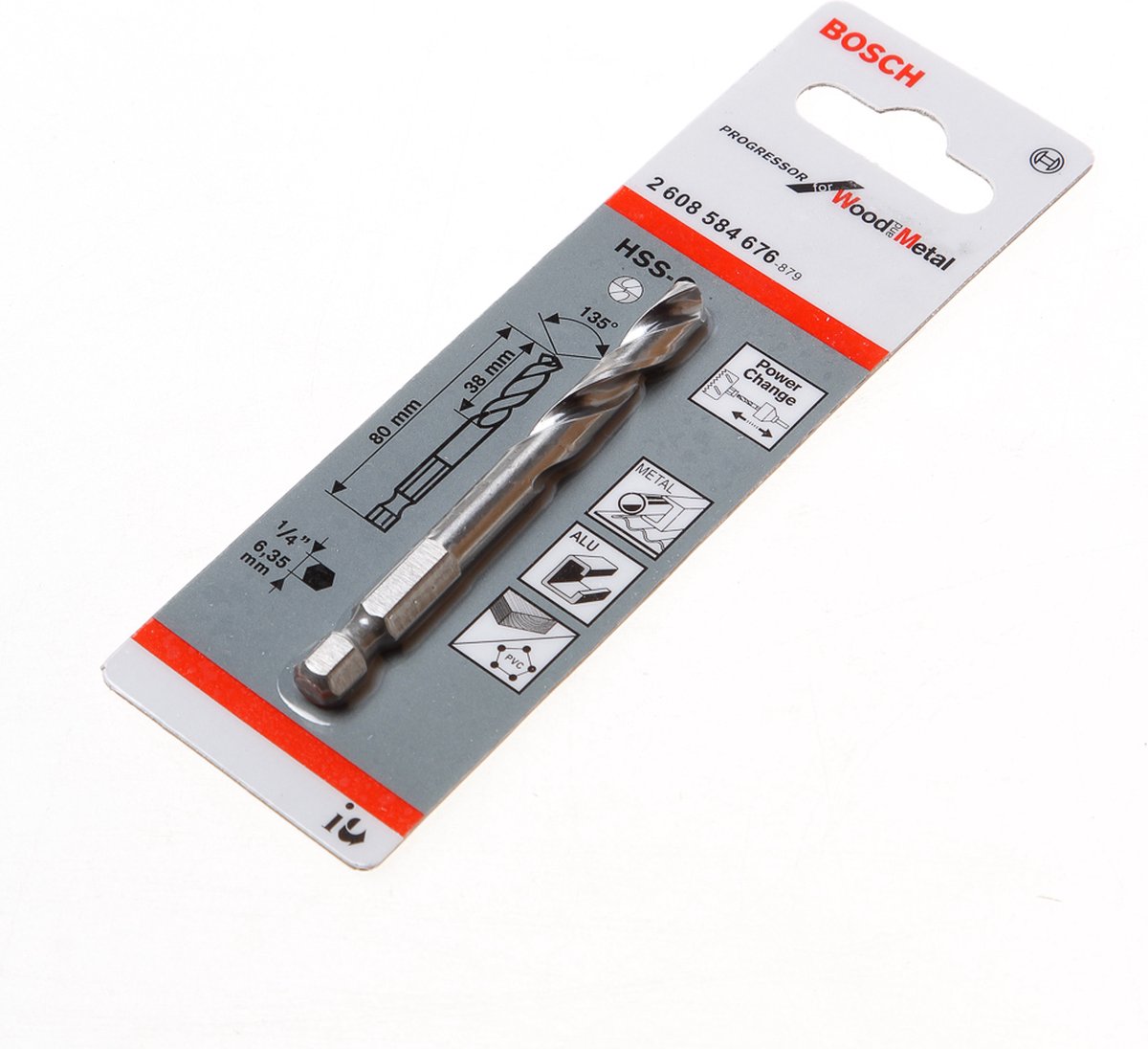Bosch centreerboor hss-g - 80 mm