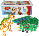 Clics spaghetteez flexibele bouwstaafjes in opbergbox, 200dlg. - afbeelding 1
