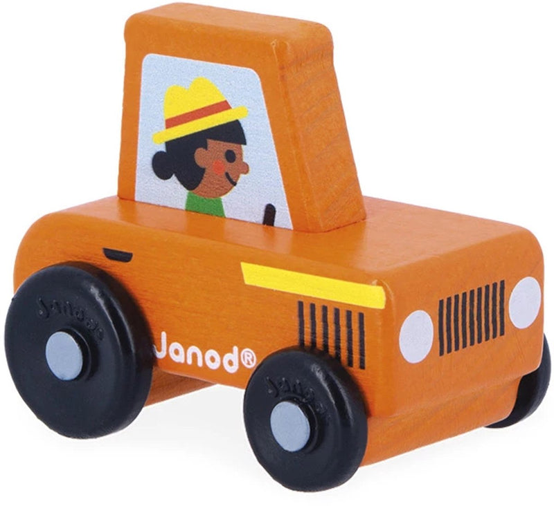 Janod - cross roads - houten tractor