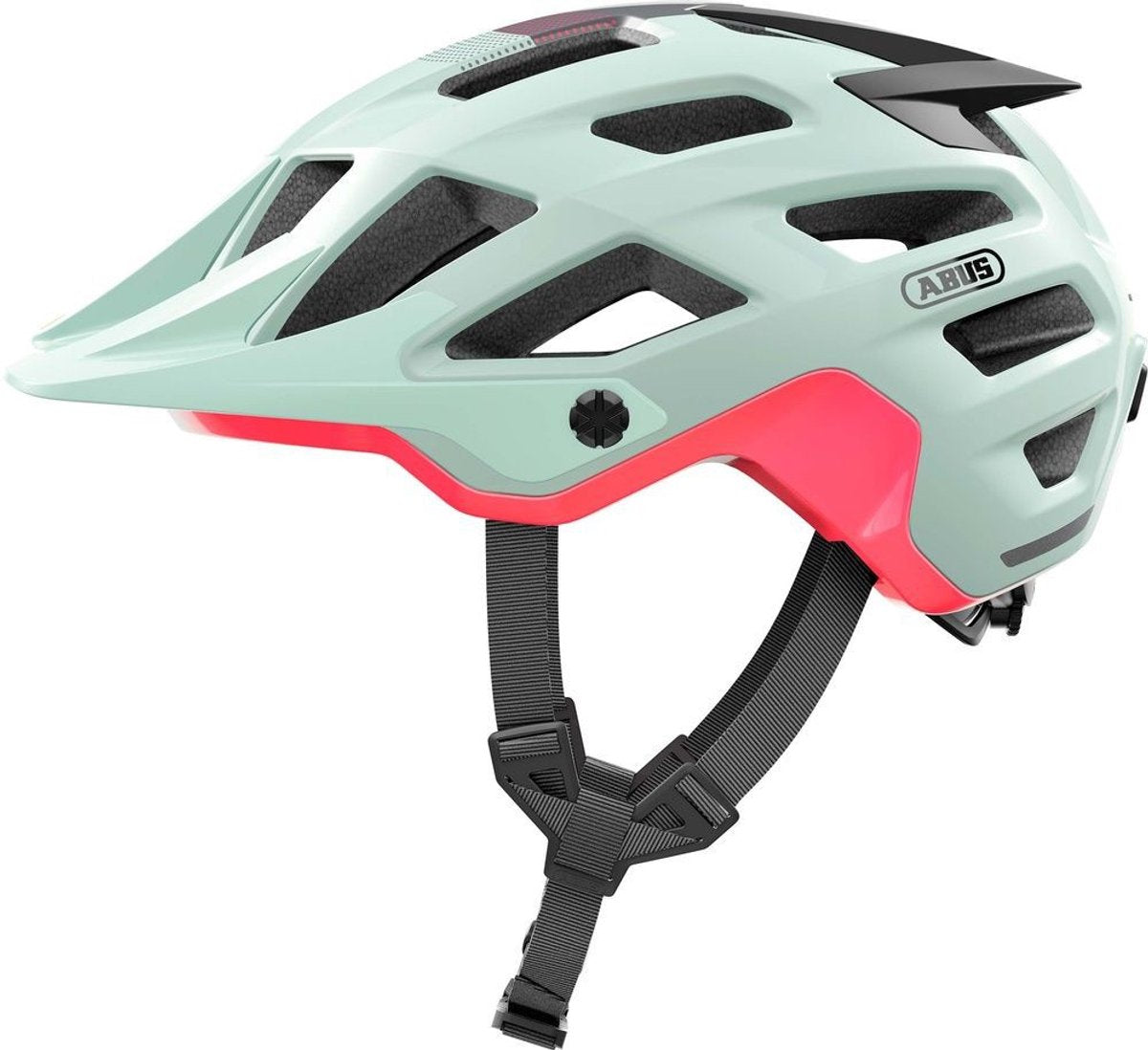 Abus fietshelm moventor 2.0 mips iced mint m - 54-58 cm - turquoise - geschikt voor gebruik op mountainbikes - 345 g