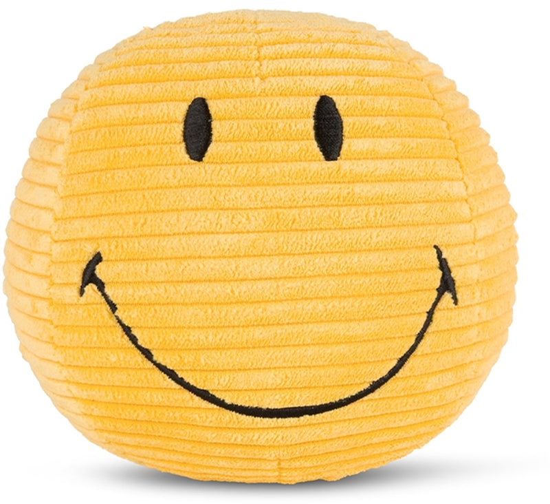 Bon ton toys smiley® - knuffel corduroy geel - 13cm