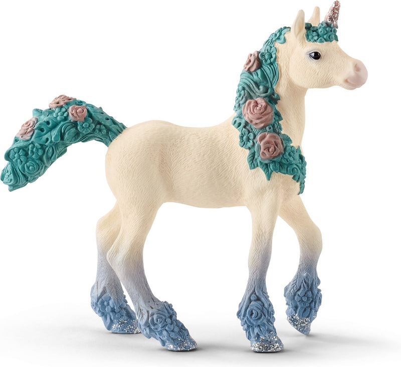 Schleich bayala - bloemeneenhoorn veulen - speelfiguur - kinderspeelgoed voor jongens en meisjes - 5 tot 12 jaar - 70591