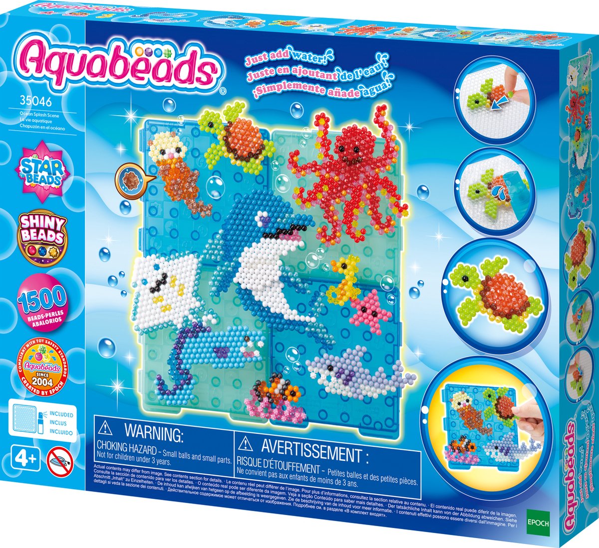 Aquabeads ocean dierenset- complete set- inclusief 1500 parels