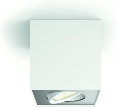 Philips led philips box opbouwspot - 1-lichts - wit