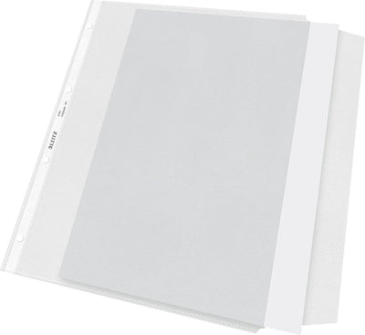 Leitz premium showtas met klep - a4 - 30% pre-consumer gerecycled plastic - 13 mm - 50 stuks - transparant