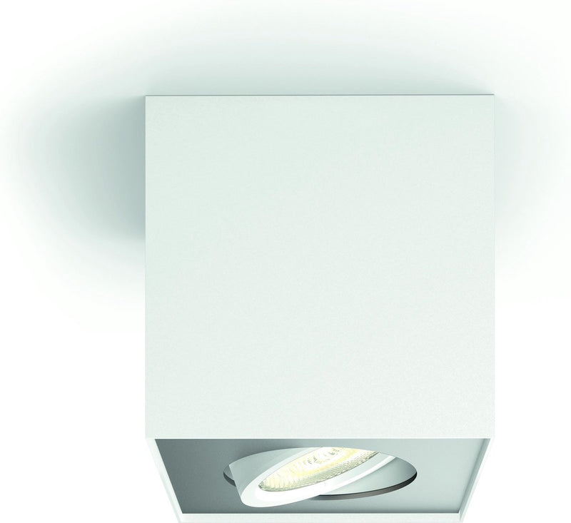 Philips led philips box opbouwspot - 1-lichts - wit