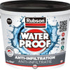 Rubson anti - infiltratie zwart 5kg | daken, funderingen en ingegraven materialen coating | silicone technologie gebaseerd voor maximale elasticiteit | duurzame coating en uv-bestendig | langdurige bescherming tegen vocht.